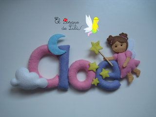 nombre-fieltro-decoración-infantil-hechoamanoparati-elbosquedelulu-name-banner-felt-feltro-detalle-nacimiento-personalizado-Cloe-Hugo