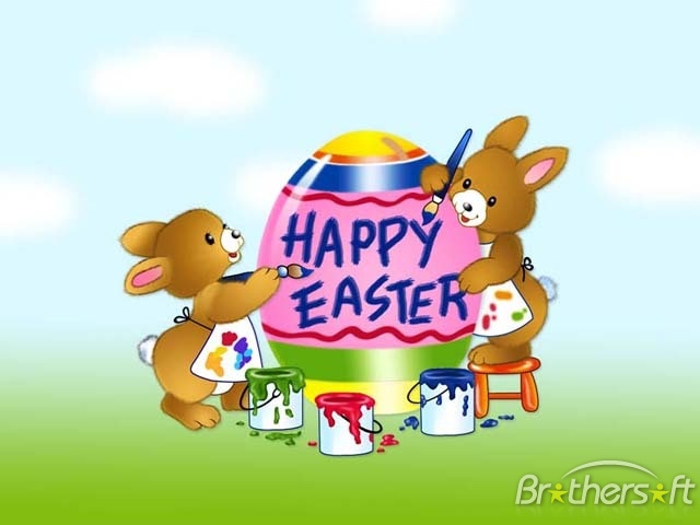 free happy easter clip art. happy easter bunny clipart.