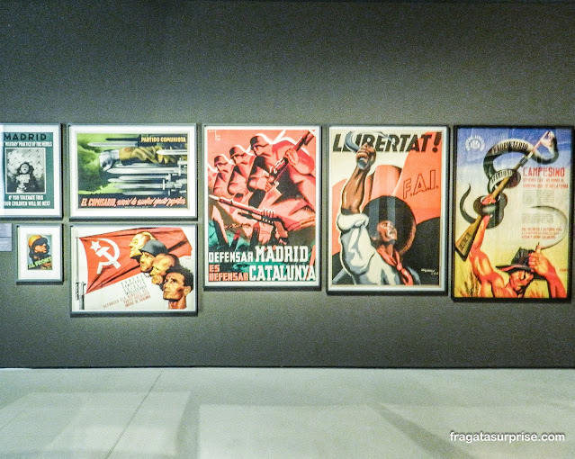 Cartazes da Guerra Civil Espanhola no MNAC de Barcelona