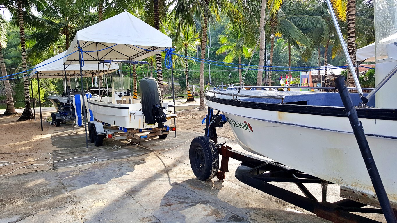various watersports equipment at Isla Jardin Del Mar Resort in Glan, Sarangani