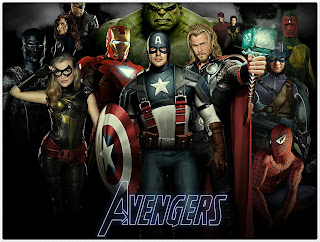 Avengers: Free Printable Cards or Invitations.