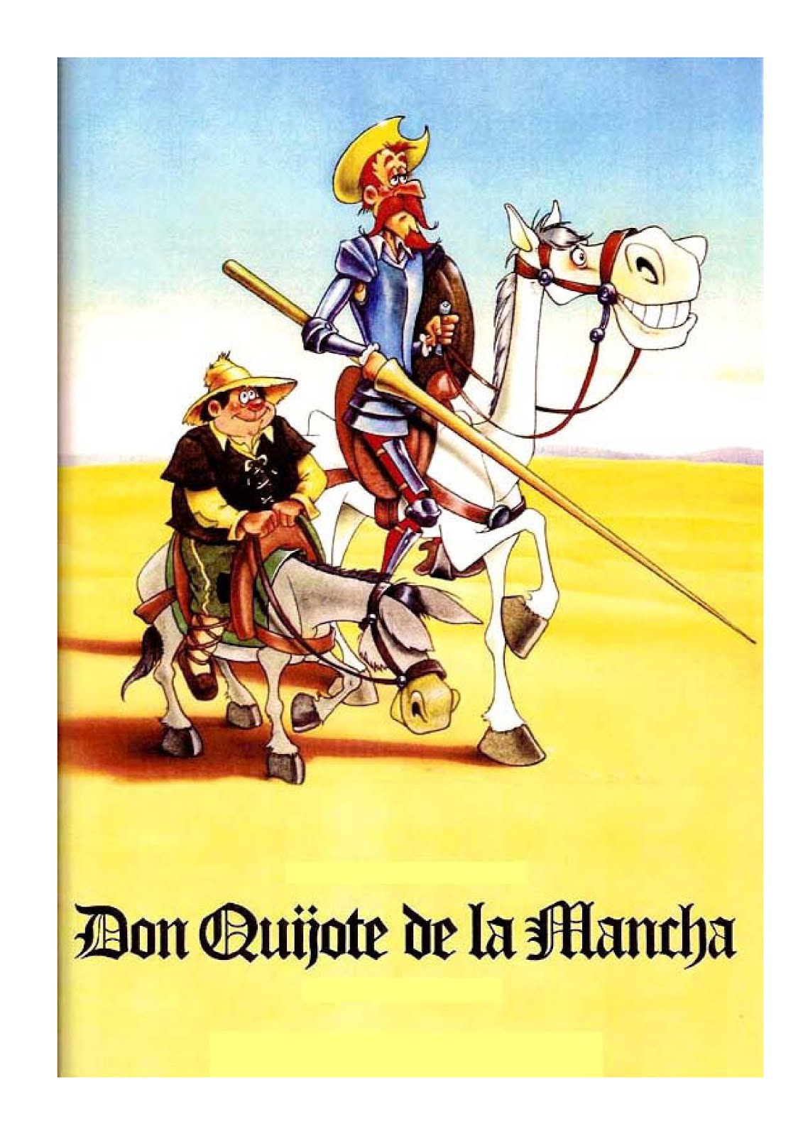 Resultado de imagen de quijote dela mancha en ingles