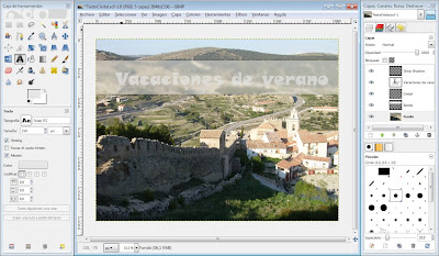 Tutorial GIMP: crear un texto estilo cristal