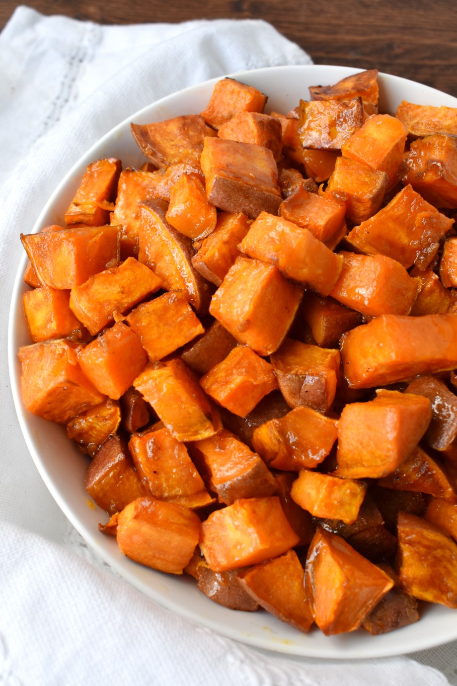 Brown Sugar Roasted Sweet Potatoes