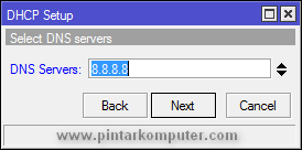 Cara Mudah Setting DHCP Server Pada Router Mikrotik