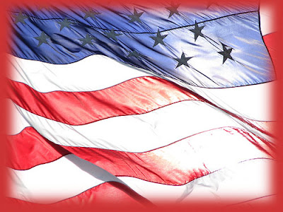 waving american flag background. waving american flag