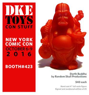 New York Comic Con 2016 Exclusive “Sith Red” Darth Buddha by Random Skull Productions x DKE Toys