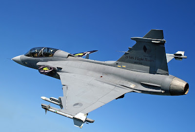 Mengenal JAS 39 GRIPEN Pesawat Tempur Produksi Swedia 