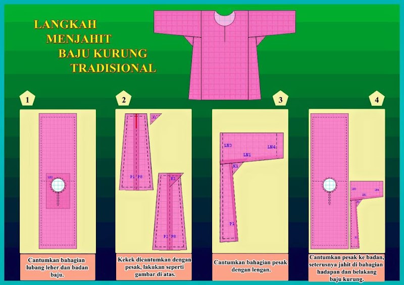 Info Penting 20+ Cara Jahit Baju Melayu Budak