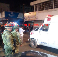 Balacera de terror en el centro de Poza Rica Veracruz; tres muertos y un herido