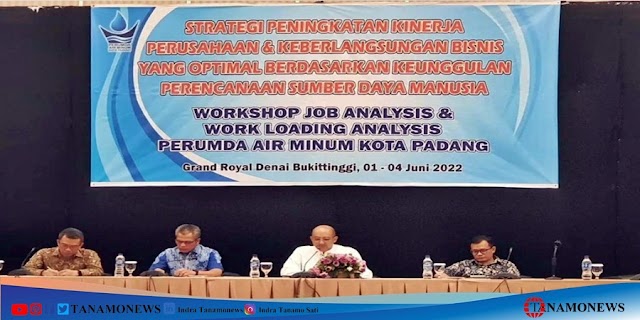 Perumda Air Minum Kota Padang Laksanakan Workshop Job Analysis & Workload Analysis