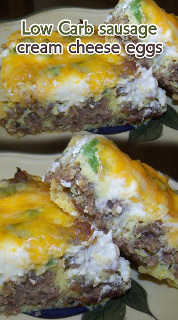 Low Carb Sausage Cream Cheese Eggs Recipes