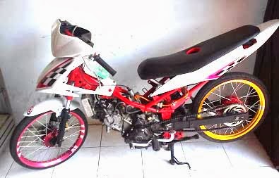 Ini Dia Hasil Modifikasi Motor Drag Jupiter MX - Variasi 