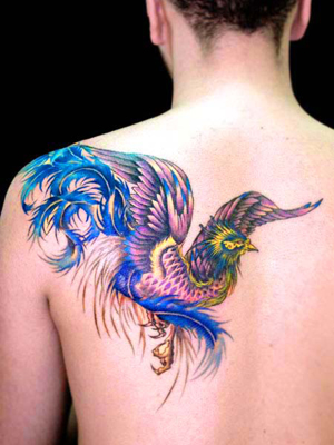 Tribal Phoenix Tattoo