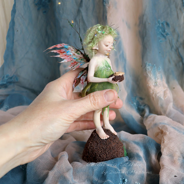 Seeds' Fairy ooak art doll