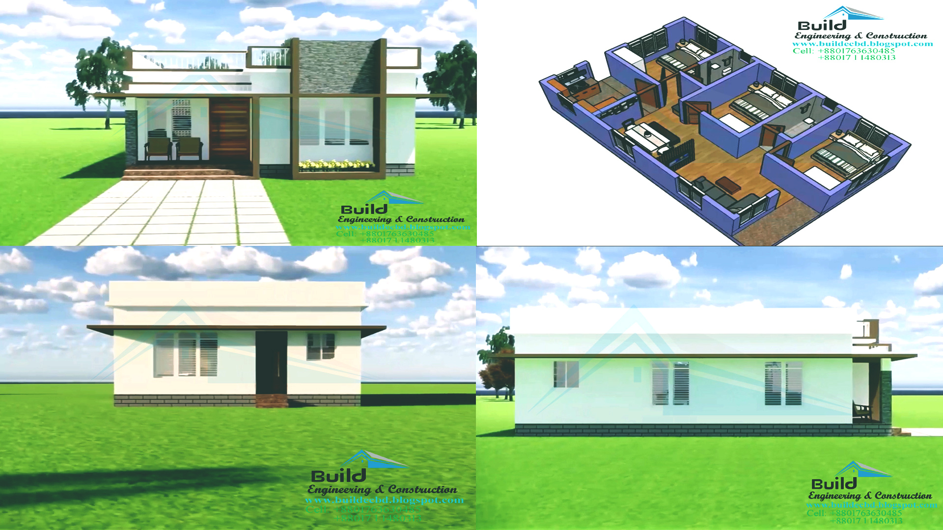 3D View with Floor plan Revit