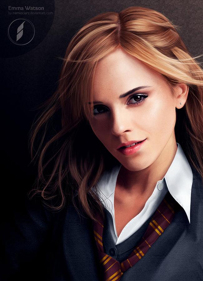 Retrato de Emma Watson
