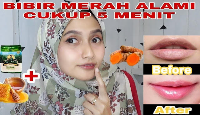 Cara Memerahkan Bibir Secara Alami