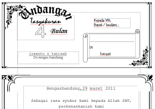 download undangan 4 bulan hamil word