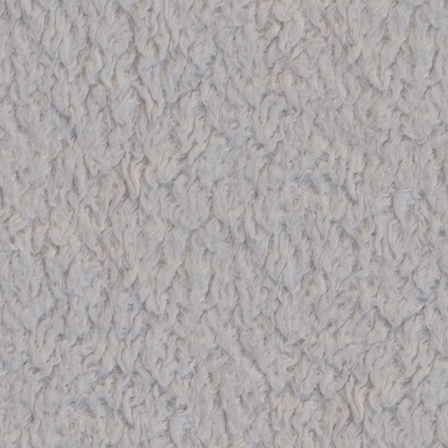 White Fur Carpet Seamless Texture