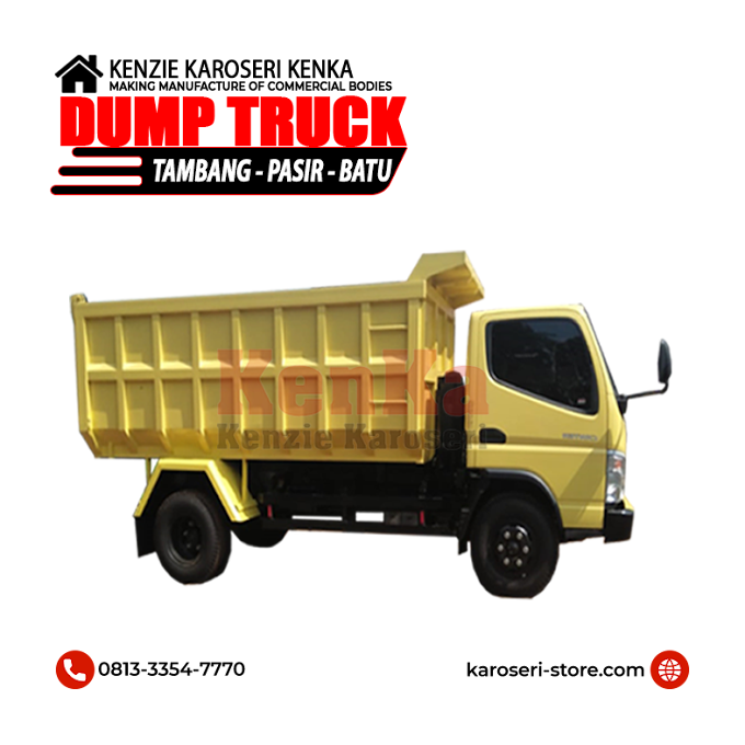 Mitsubishi Dump Truck - Karoseri Karawang - Cikarang - Bekasi