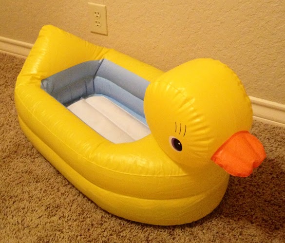 Ducky Baby Bath Tub / Fisher-Price Tub, Ducky Pal | Walmart Canada : Rubber ducky bubble bath using clear, plastic iridescent ornaments and the iridescent filler you use in easter baskets!