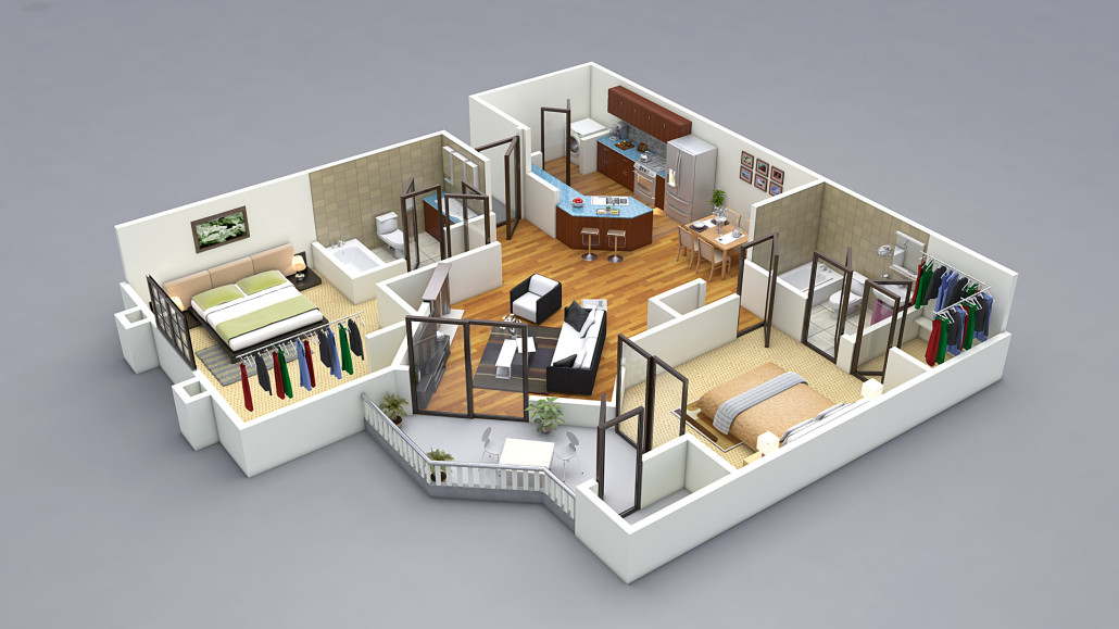 13 awesome 3d house  plan ideas that give a stylish new 