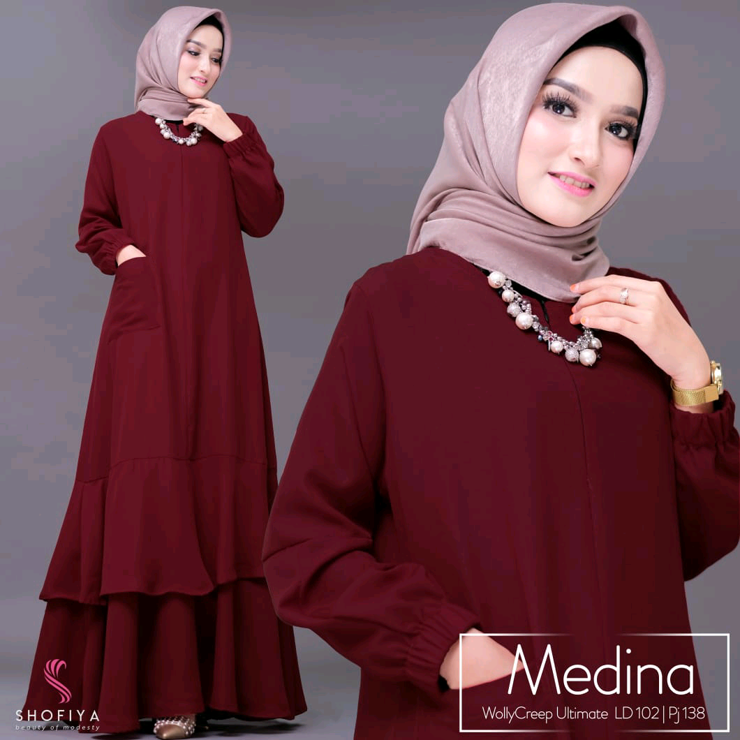 Model Baju Gamis Untuk Orang Tua Terbaru Inspirasi - Baju gamis untuk orang tua