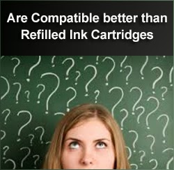 Are compatibles better than refilled ink cartridges in Galway?