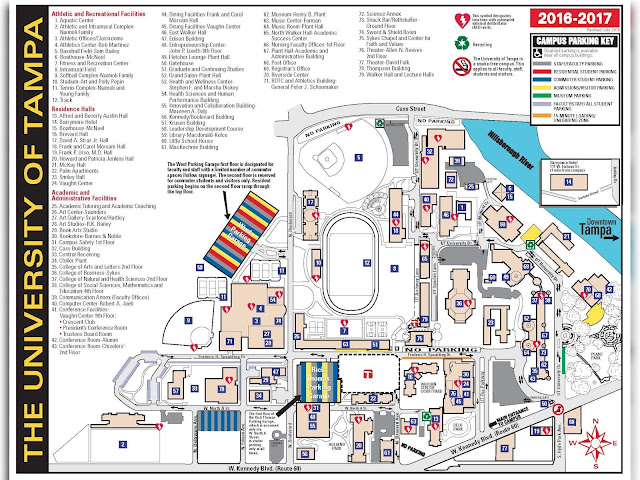 University Of Tampa Campus Map