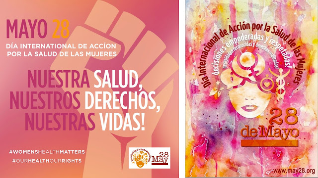 Cartel del Día internacional de acción por la salud de las mujeres