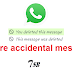 Delete accidental whatsapp messages