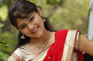 Telugu-actress-Haritha-hot-saree-photo