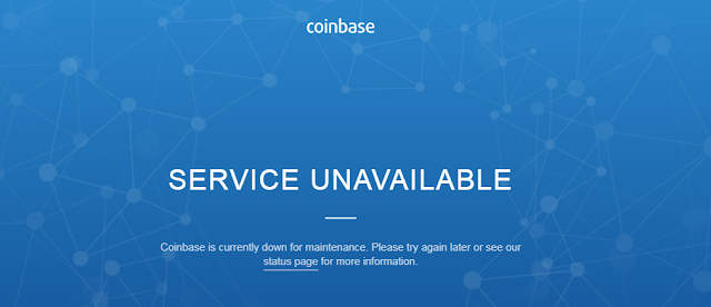 Coinbase, Digital Currency Exchange Company, Is Down!