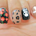 Roses, Stripes and Skulls Nail Wrap YM1002