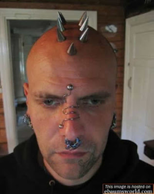 Crazy Picture: Strange Tattoos and Ugly body modifications