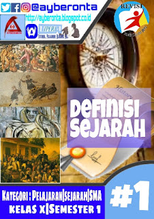 Baca definisi/pengertian Sejarah secara etimologi (Dalam bahasa Arab, Dalam Bahasa Latin dan Yunani, dan Berdasarkan Bahasa Indonesia) dan Menurut Para Ahli. Definisi/pengertian/arti Sejarah menurut Moh Ali, Ibnu Kaldun, Kunto Wijoyo,dan Herodotus. cari informasi blogging, tutorial, dan pelajaran hanya di WAO Tiperial [Ayberonta].