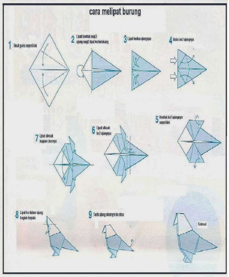  Cara  Membuat Kerajinan  Tangan  dari  Kertas  Origami  Cara  