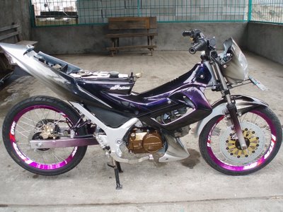 Modif Warna Motor Yamaha Mio