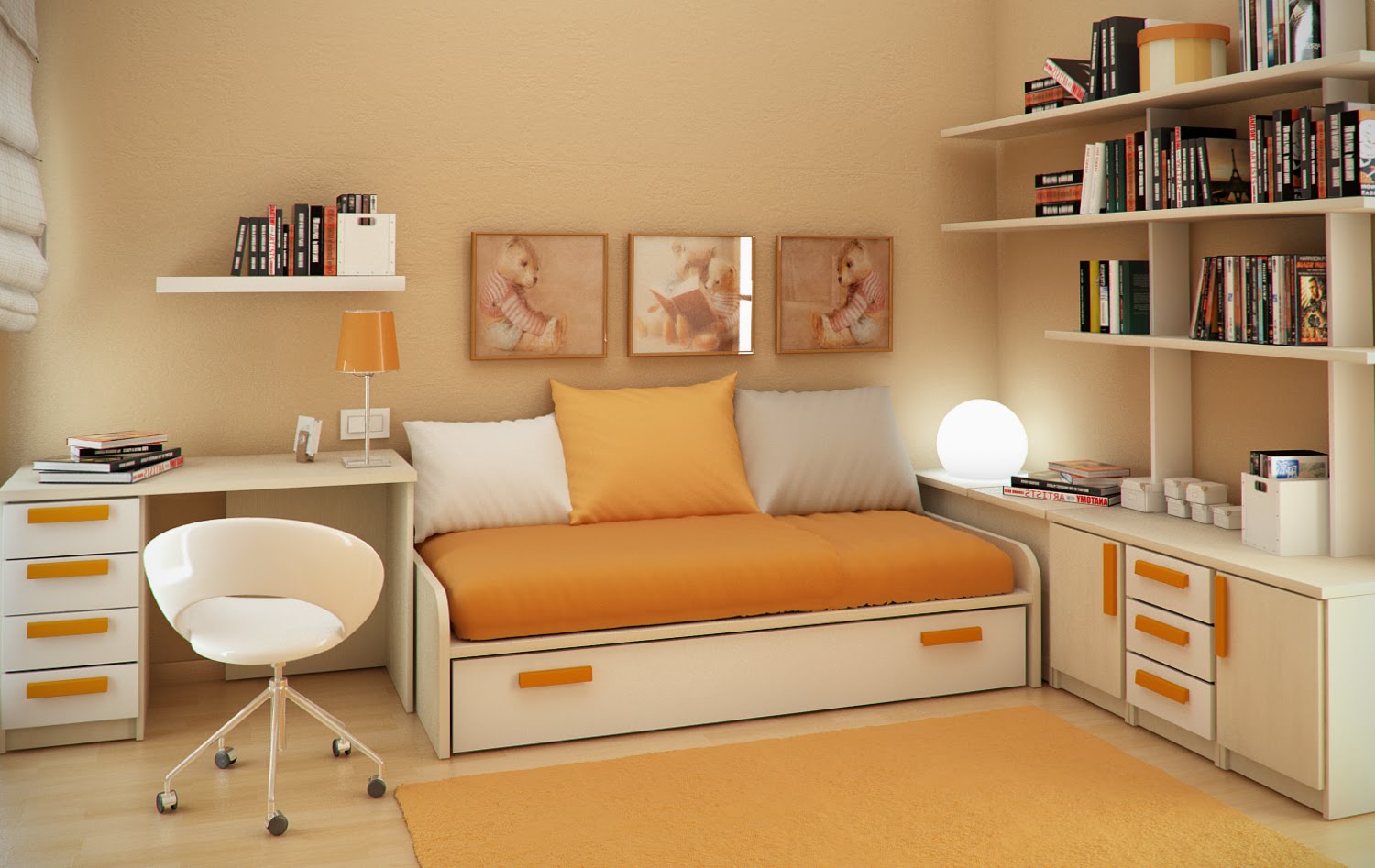 Small Study Room Design