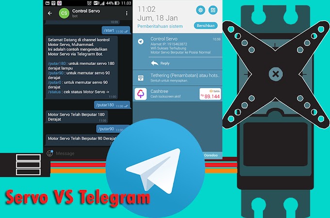 Tutorial IoT - Langkah Mudah Cara Mengendalikan Motor Servo Melalui Telegram