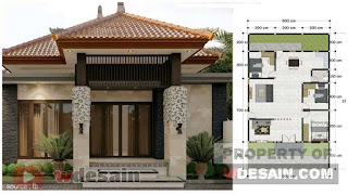 Desain rumah minimalis ukuran 9x15 1 lantai