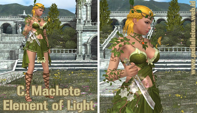 Preview Senjata C. Machete Element of Light Point Blank Zepetto Indonesia