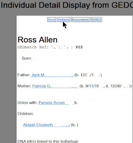 GEDmatch family tree