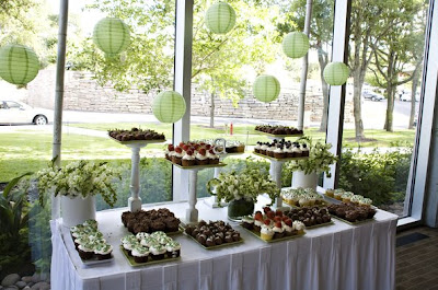 Cupcake Wedding Decorations on Fresh Green Cupcake And Dessert Display From Michelle S Patisserie