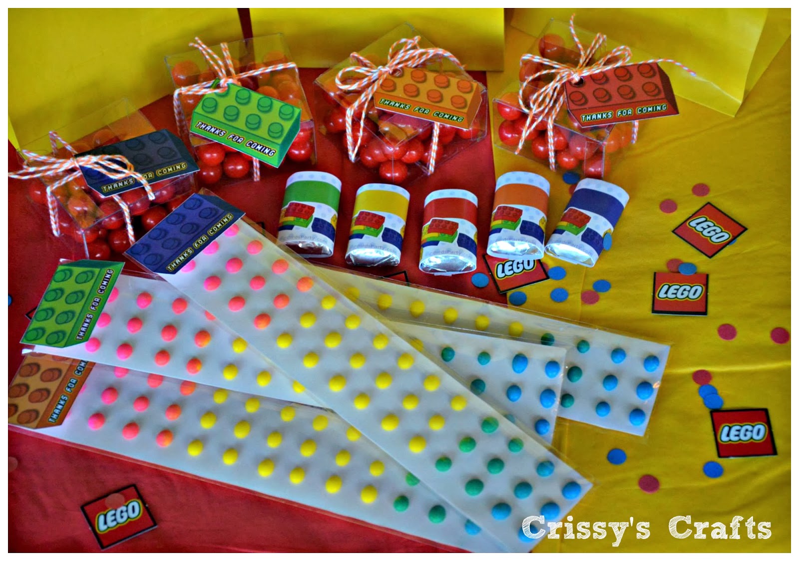 Crissy s Crafts Lego  Party  Favor  Ideas Blog Hop