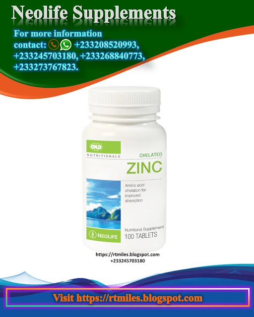 Neolife Chelated Zinc Tablets Supports cellular repair, metabolism, and an efficient immune system.