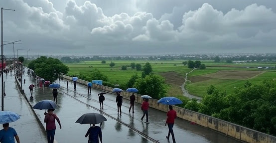 Rain Brings Relief in Delhi-NCR
