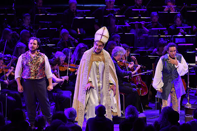 Berlioz: Benvenuto Cellini - Michael Spyres, Tareq Nazmi, Adèle Charvet - BBC Proms (Photo BBC / Chris Christodoulou)