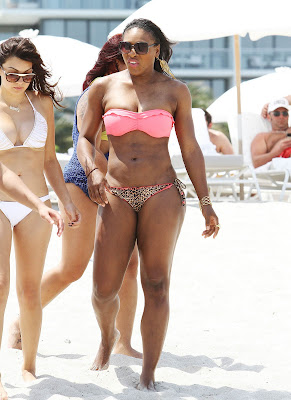 Serena Williams in Bikini at Miami Beach